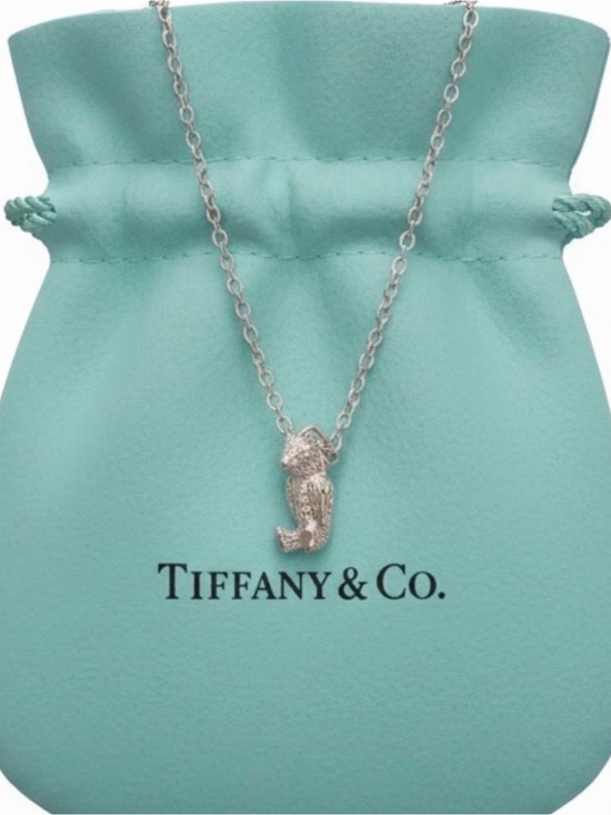 Tiffany & Co. Jewelry - Tiffany and Co. Extremely rare teddy bear necklace, full inclusion